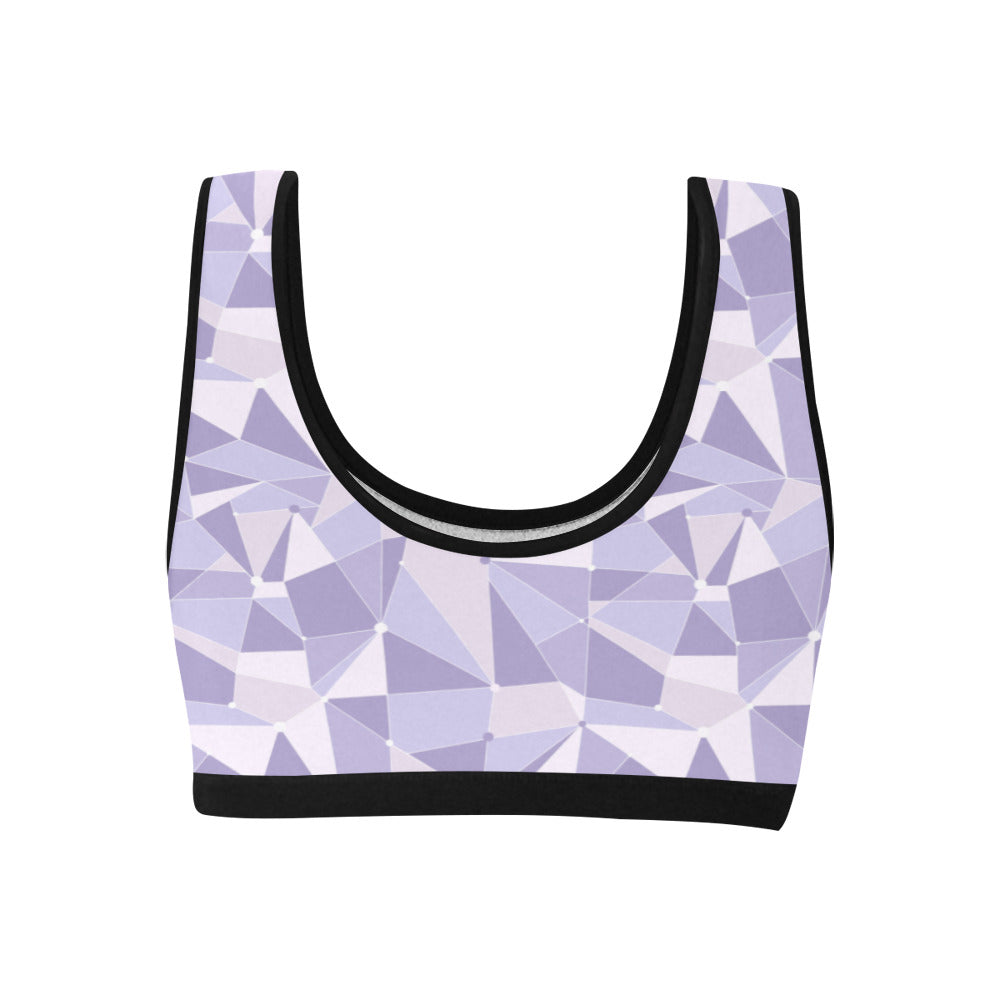 Purple Wall Women's Athletic Sports Bra