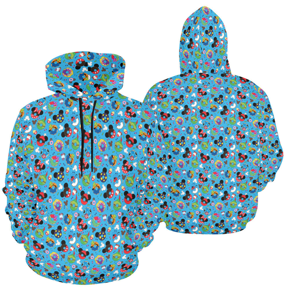 Character Donuts Hoodie for Women