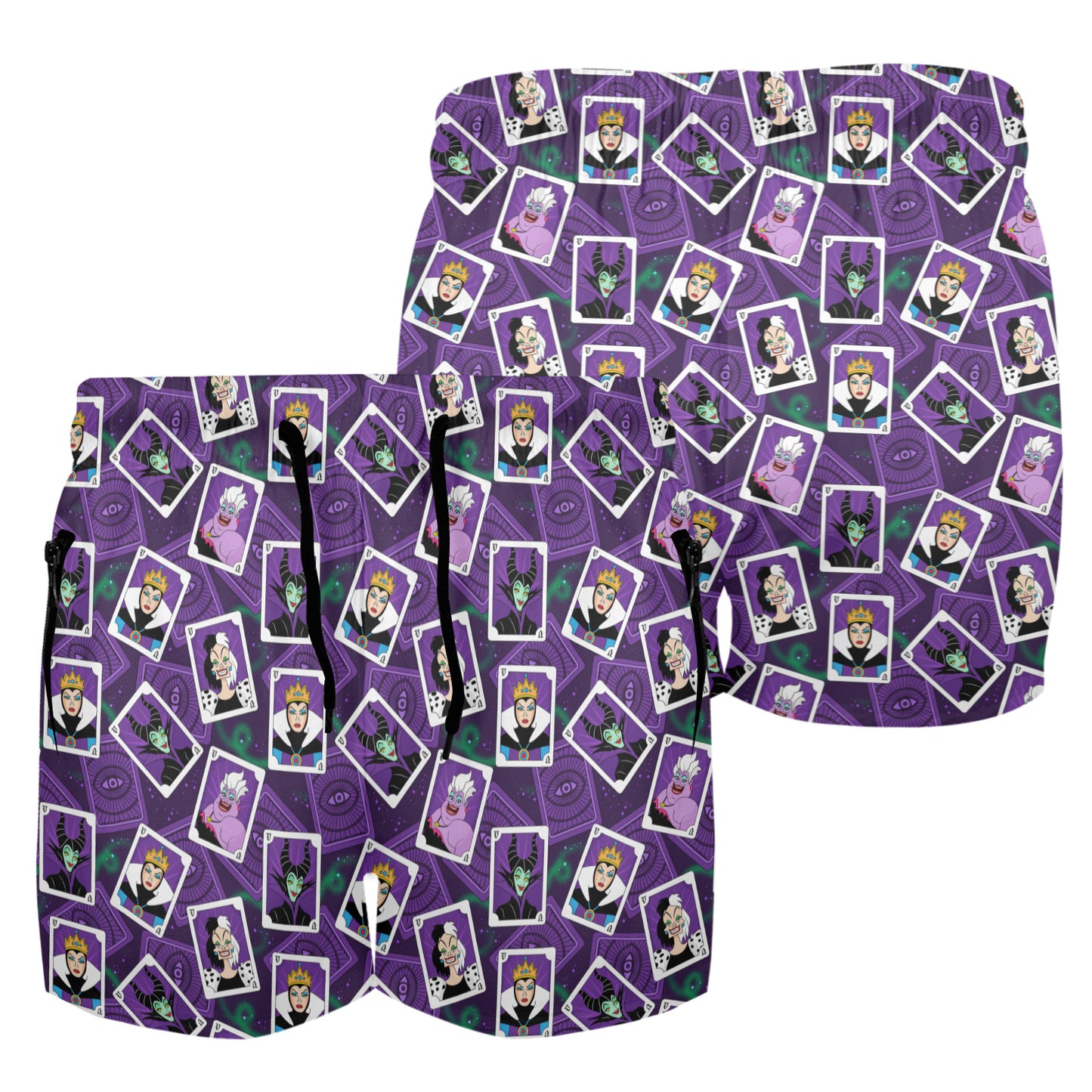 Villain Cards Men's Quick Dry Athletic Shorts