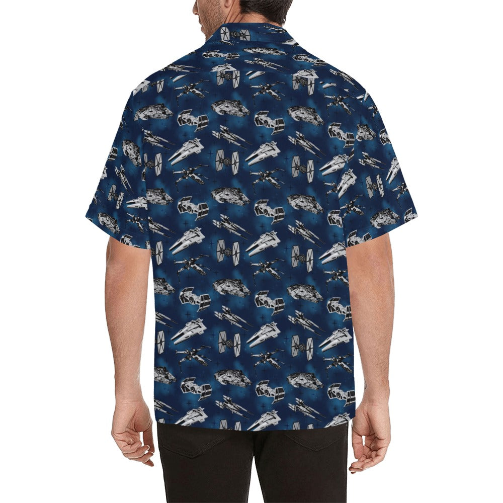 Star Wars Galactic Ships Hawaiian Shirt