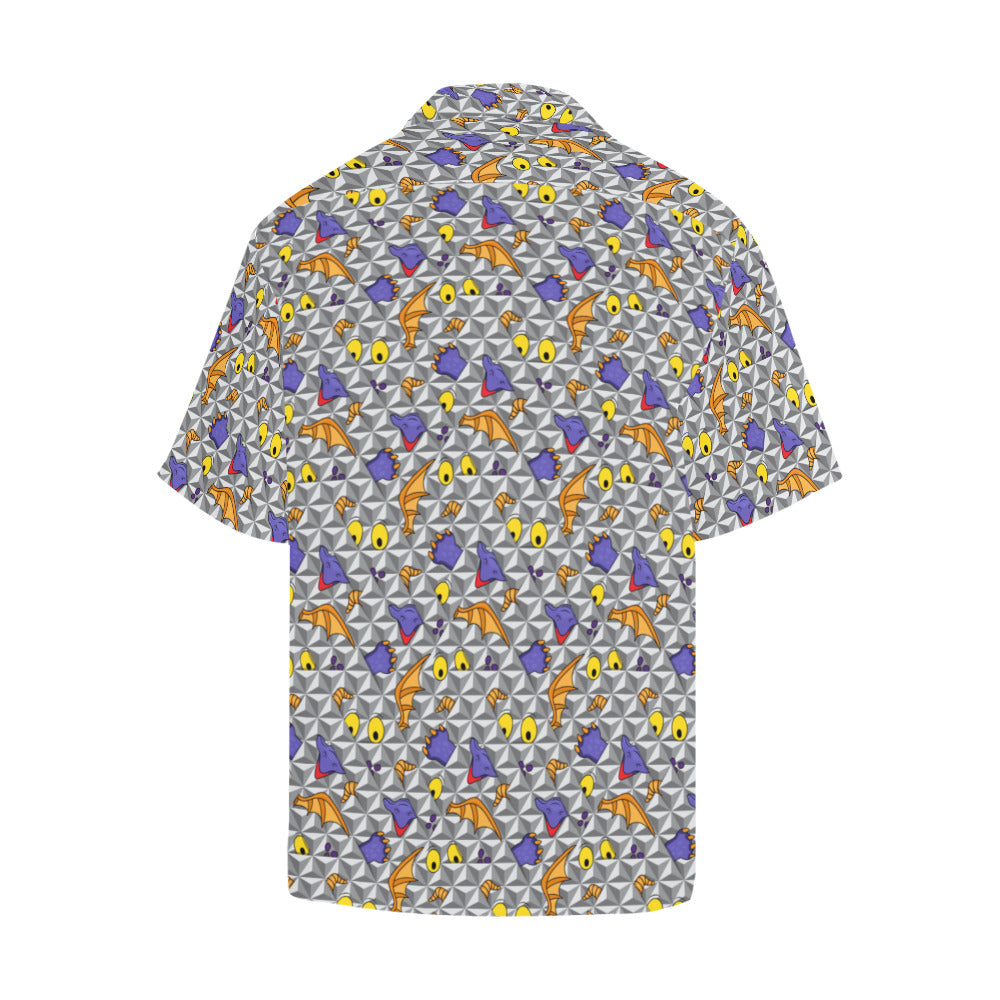 Disney Epcot Figment Dream Come True Hawaiian Shirt