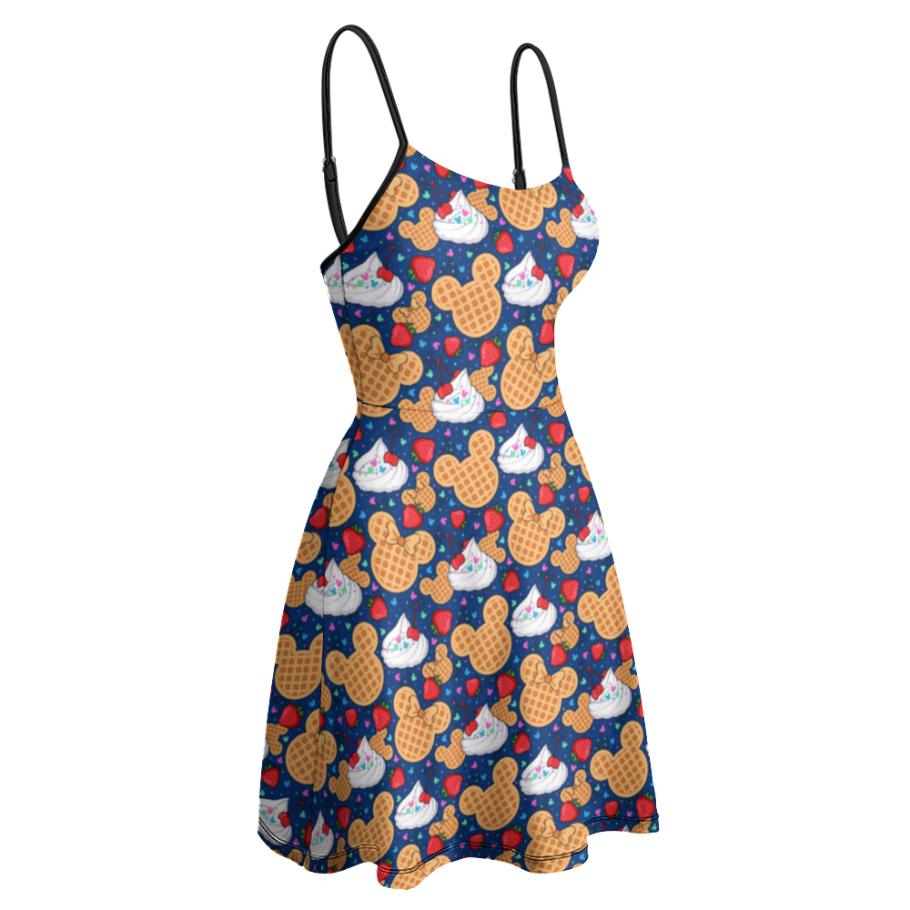 Waffles Women's Sling Short Dress