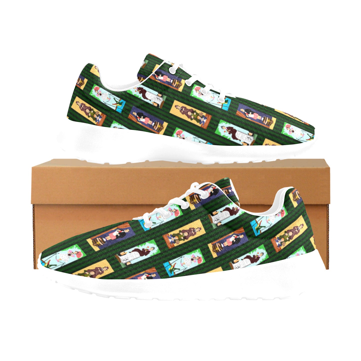 Haunted Paintings Men's Athletic Shoes