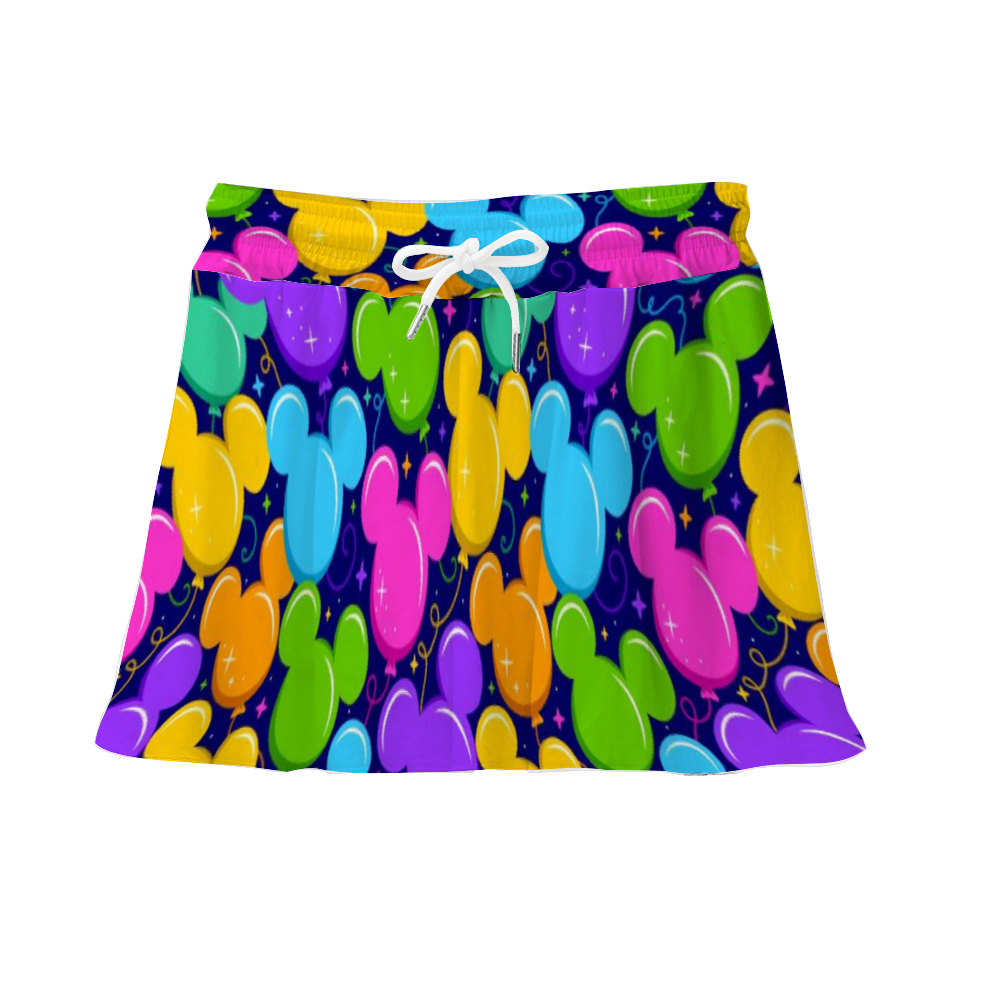 Park Balloons Athletic Skirt With Built In Shorts