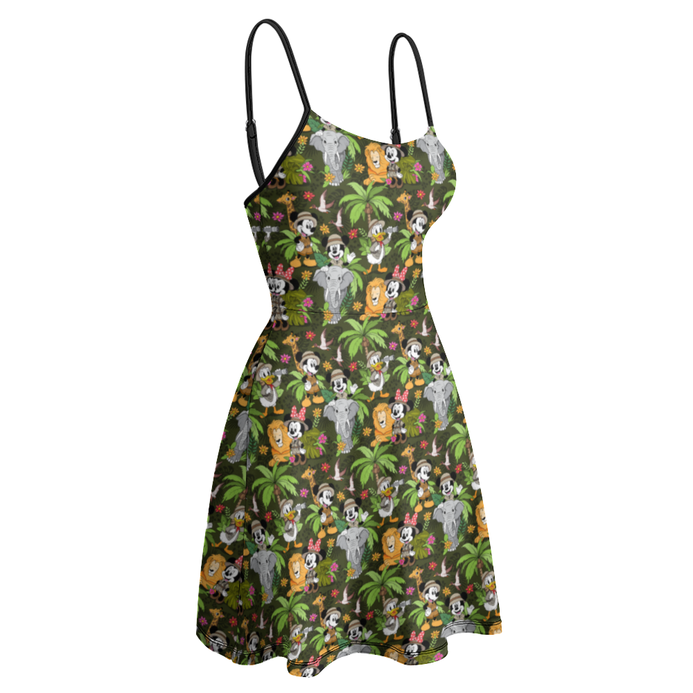 Safari Women's Sling Short Dress