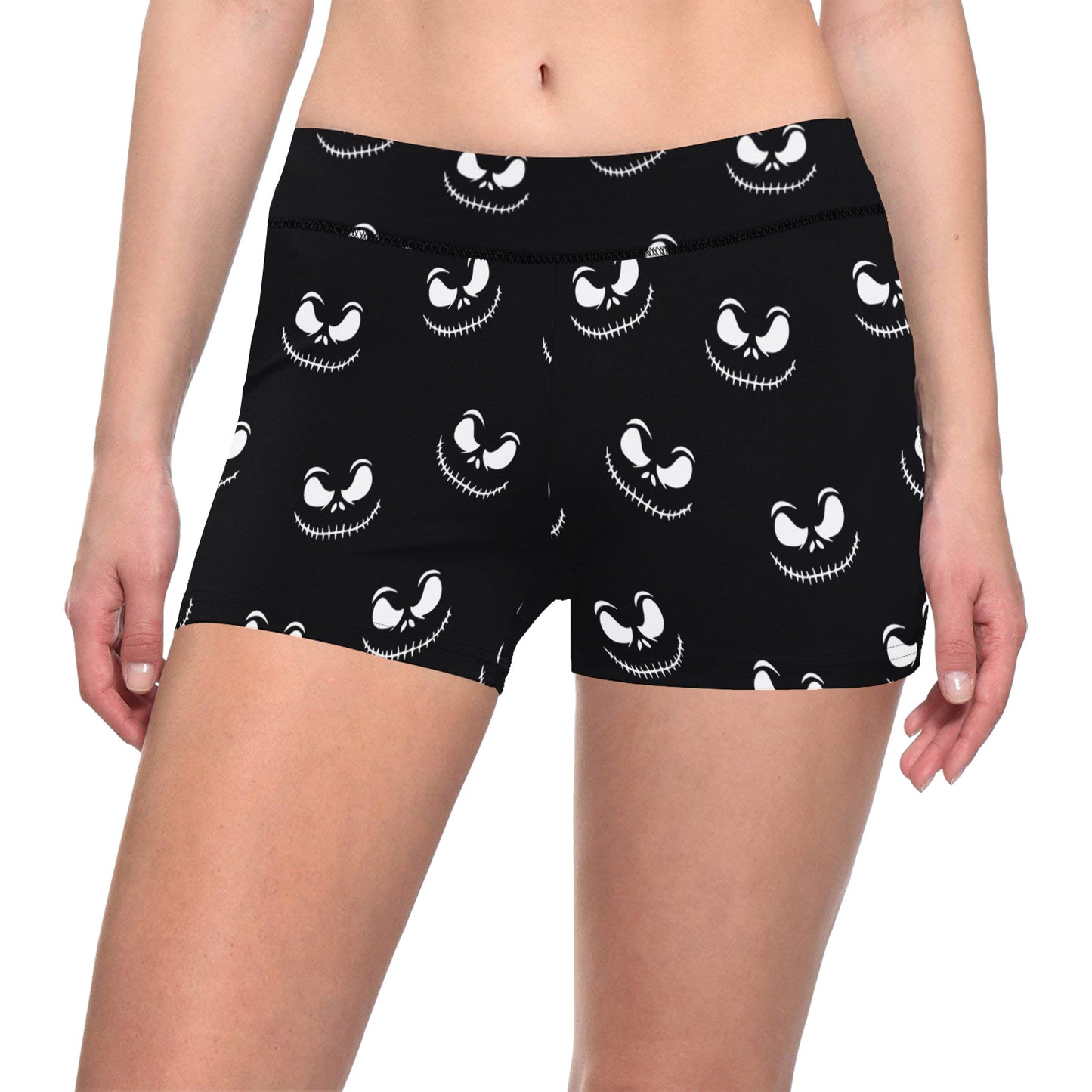 Disney Nightmare Before Christmas Pumpkin King Women's Short Leggings