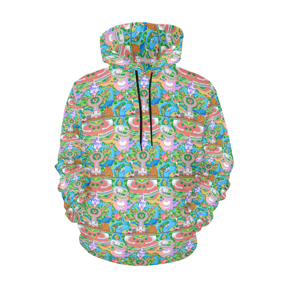 Park Map Hoodie for Women