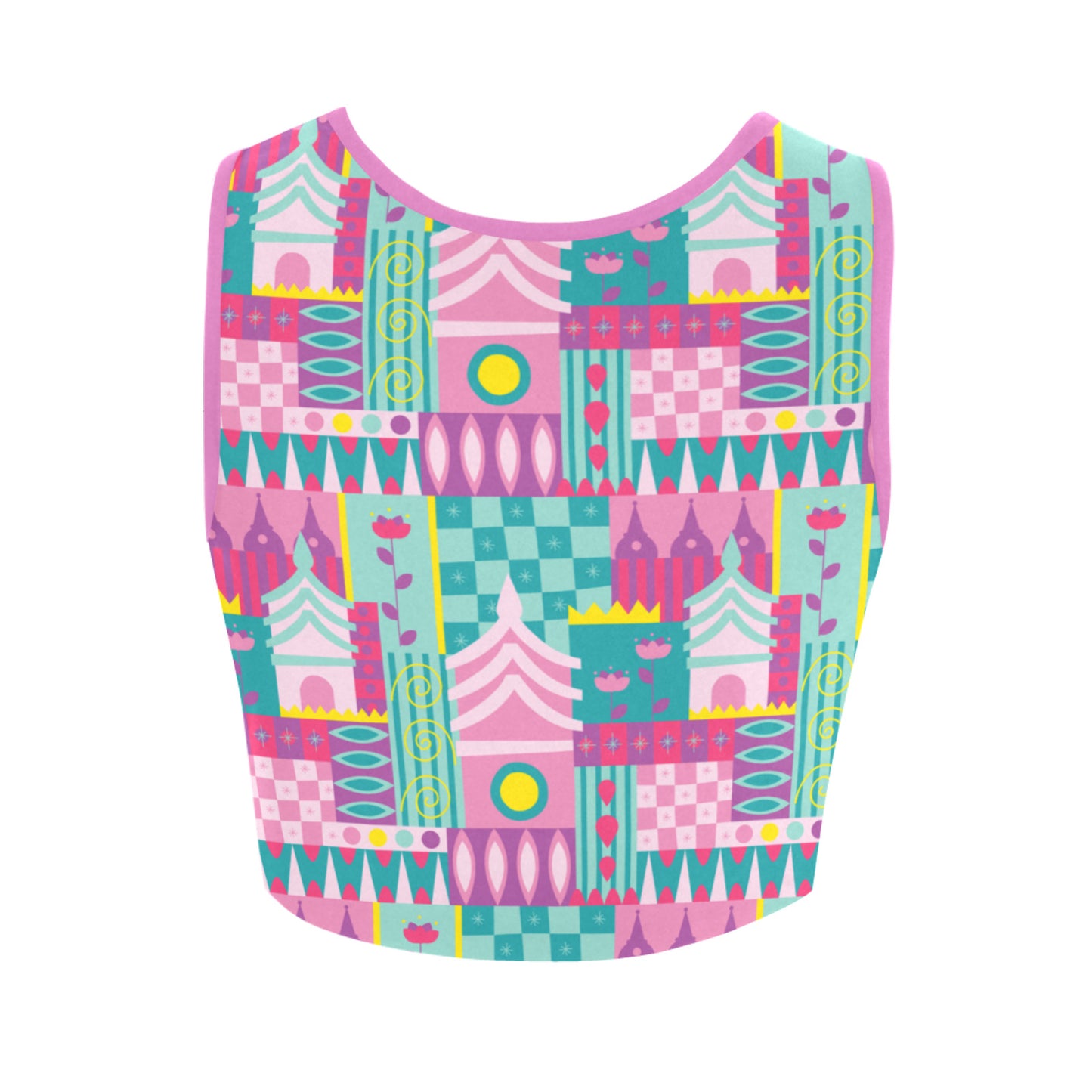 Small World Women's Crop Top