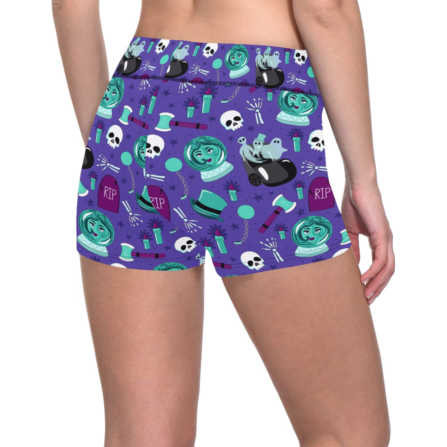 Disney Haunted Mansion Haunted Ride Women's Short Leggings