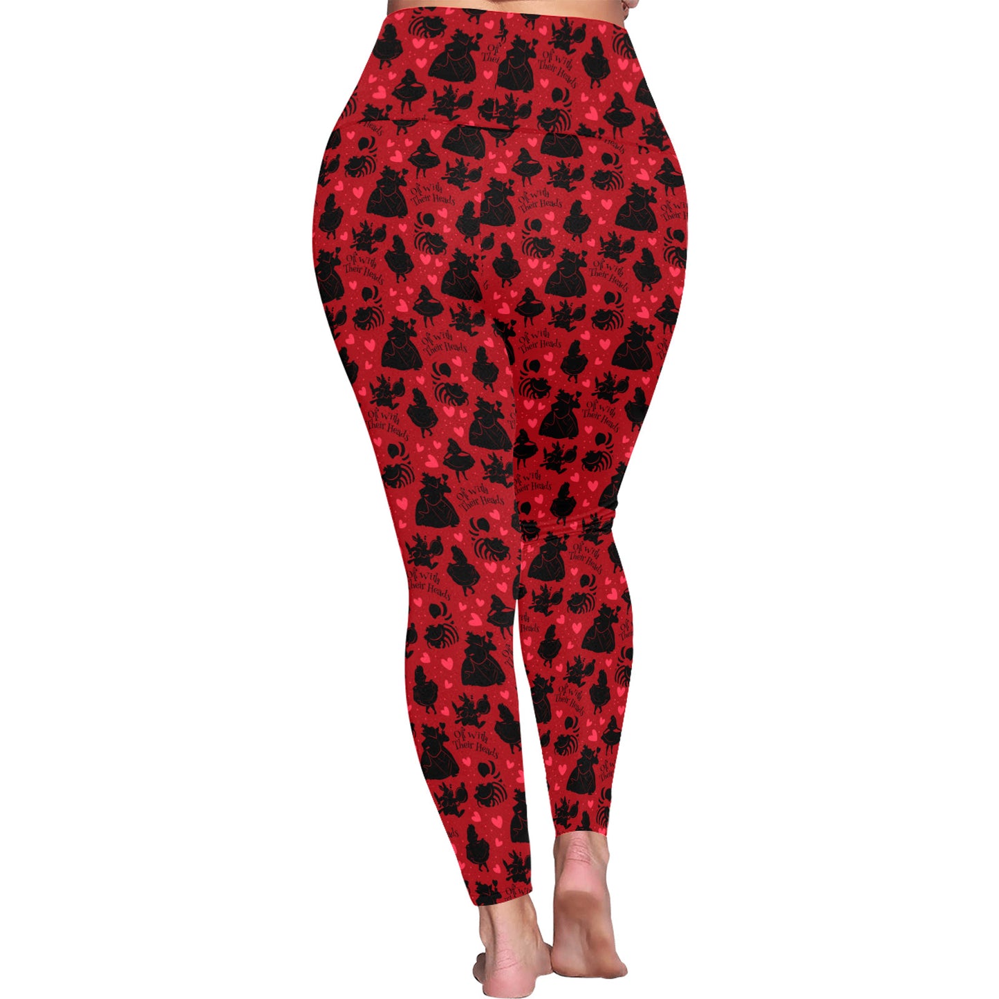 Off With Their Heads Women's Plus Size Athletic Leggings