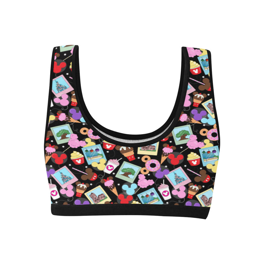 Park Polaroids Women's Athletic Sports Bra