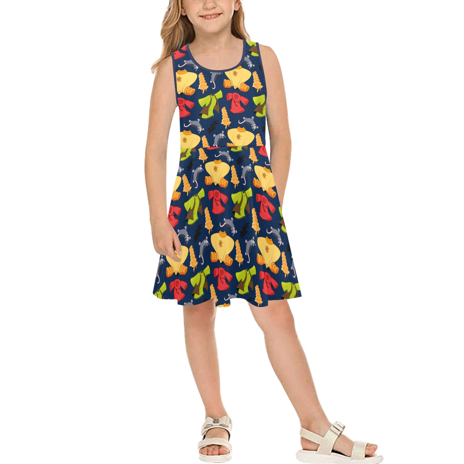 Tower Of Cheeza Girl's Sleeveless Sundress - Ambrie