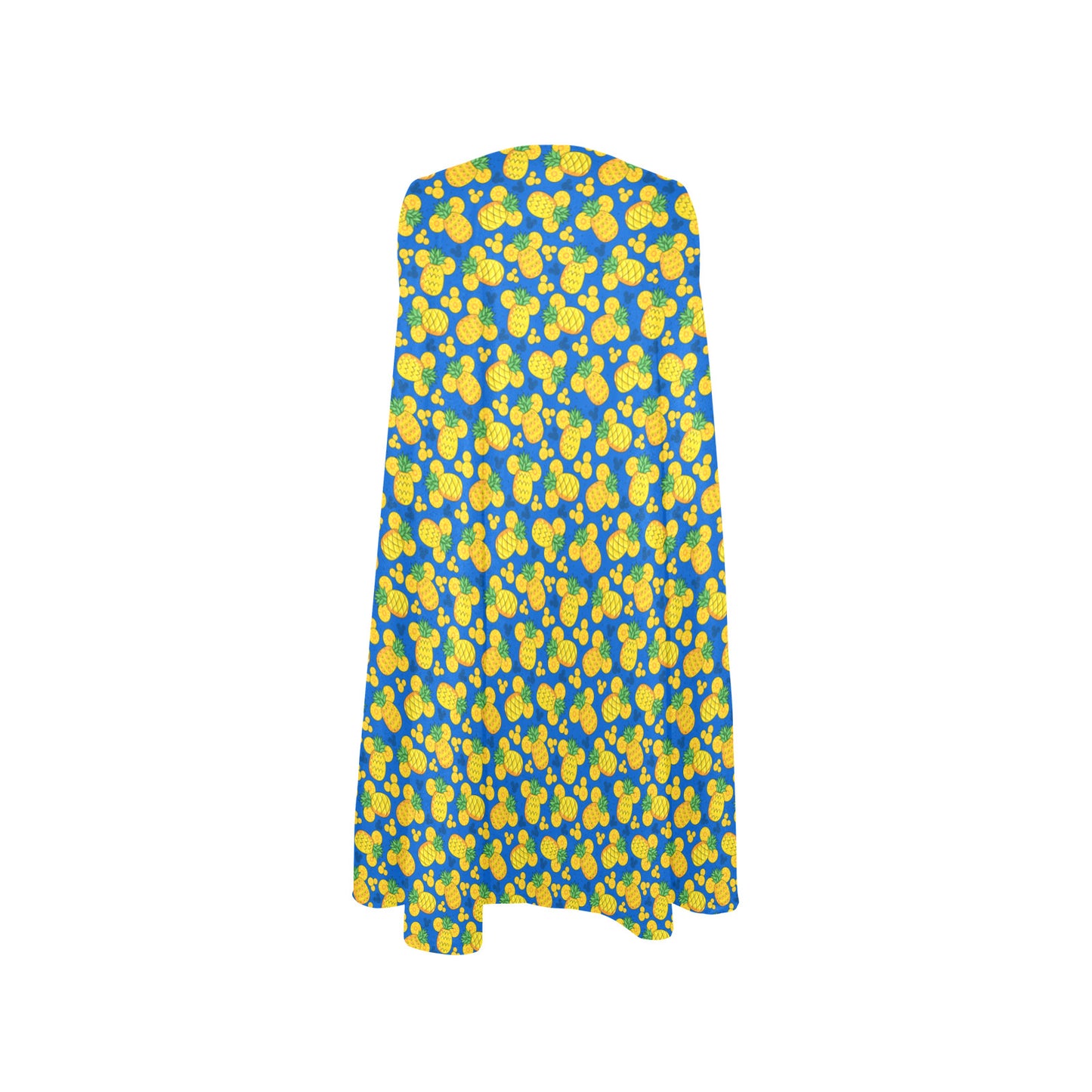 Magical Pineapple Sleeveless A-Line Pocket Dress