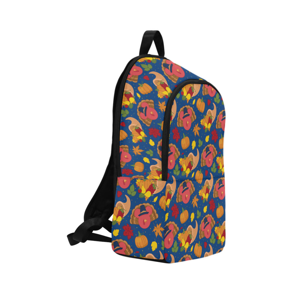 Thanksgiving Harvest Fabric Backpack