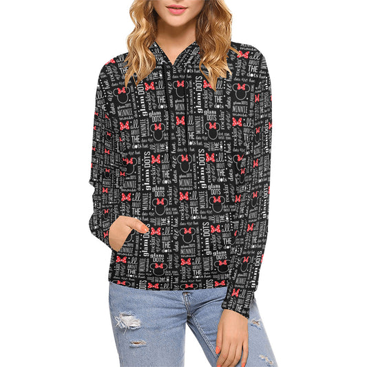 Glam Dots Hoodie for Women