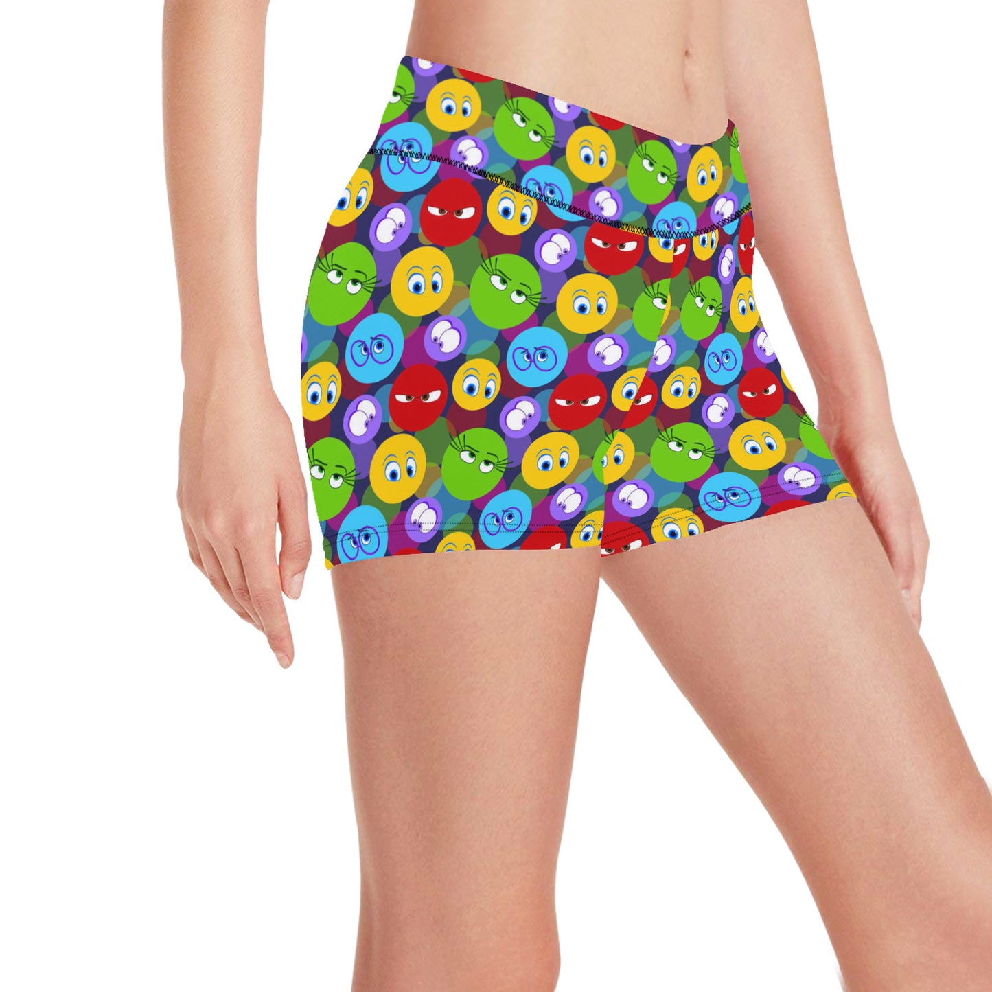 Disney Inside Out Emotions Women's Short Leggings