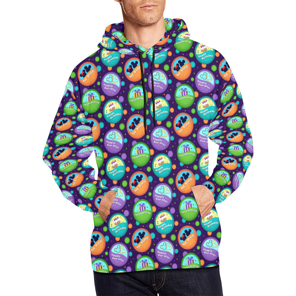 Button Collector Hoodie for Men