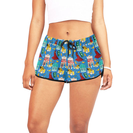 Roger's Car Toon Spin Women's Relaxed Shorts