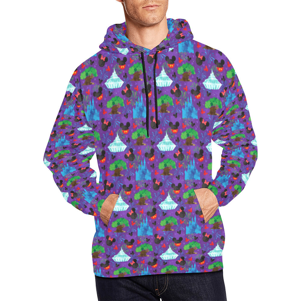 Park Hopper Fireworks Hoodie for Men