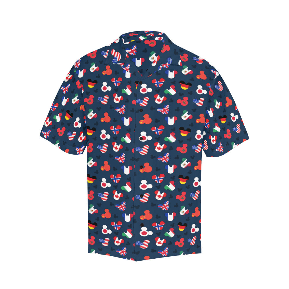 Mickey Flags Hawaiian Shirt