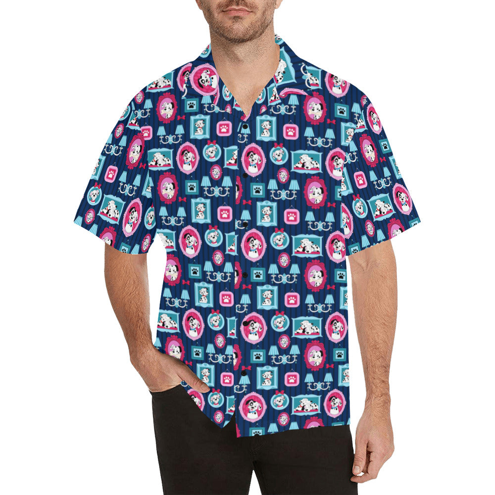 Dalmatian Frames Hawaiian Shirt