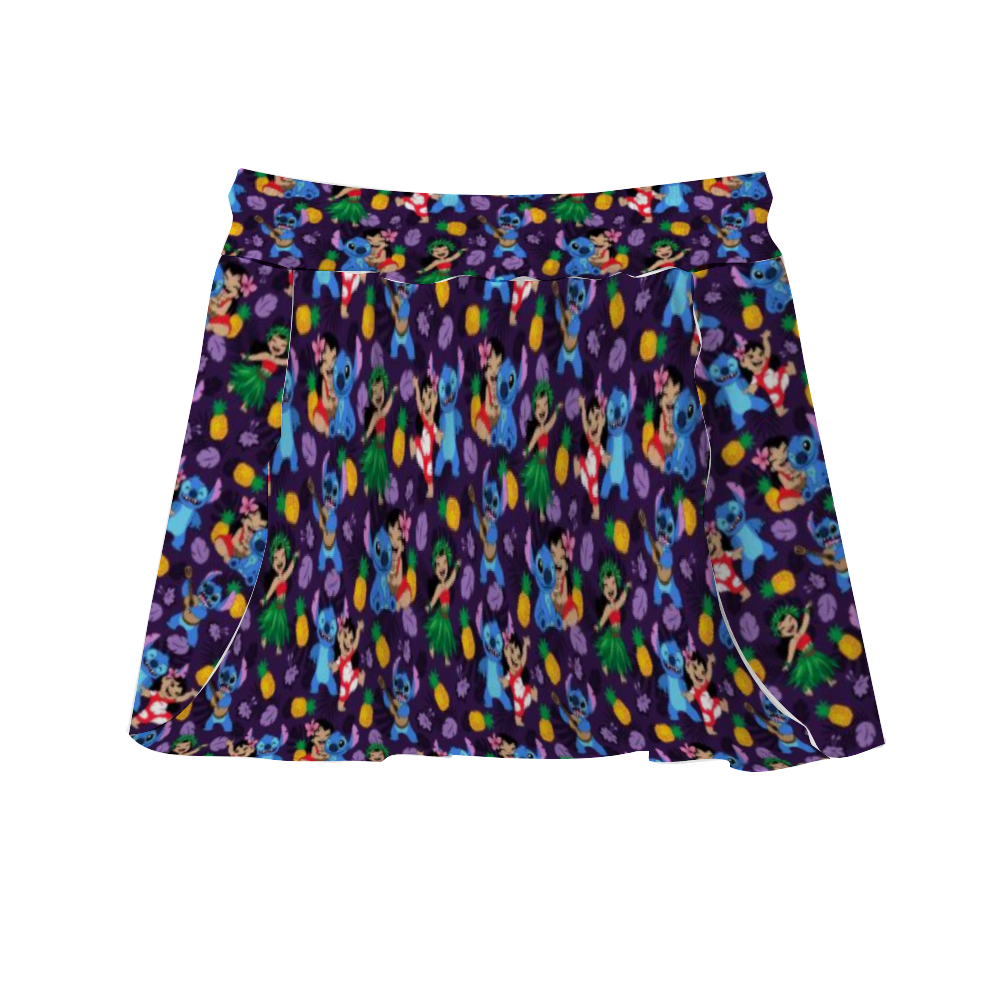 Island Friends Athletic Skirt With Built In Shorts
