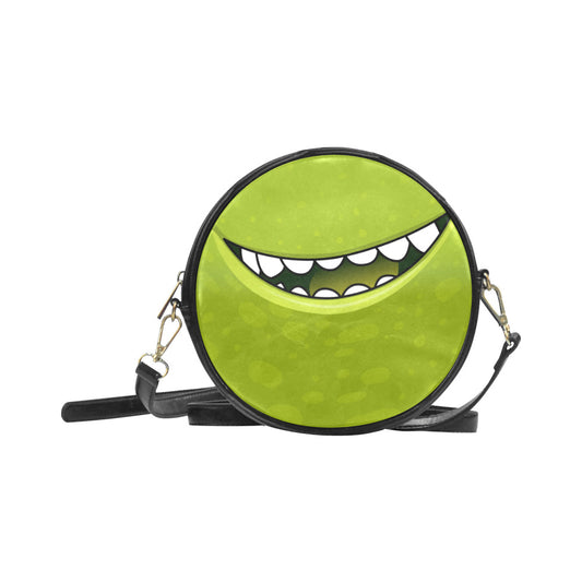 Disney Monsters Inc Mike Wazowski Face Round Sling Bag