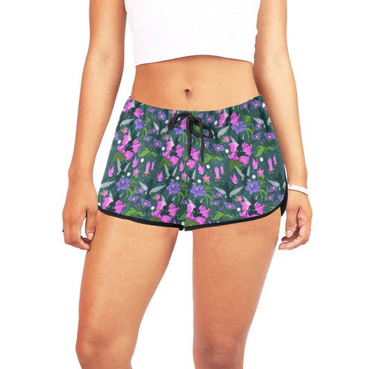 Disney Tinker Bell Fairies And Flowers Women's Relaxed Shorts