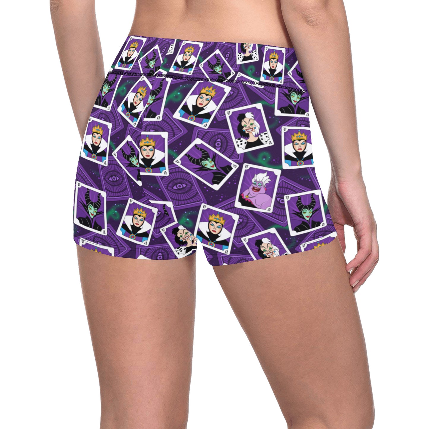 Villains Cards Women's Short Leggings