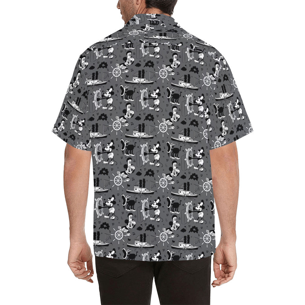 Steamboat Mickey Hawaiian Shirt