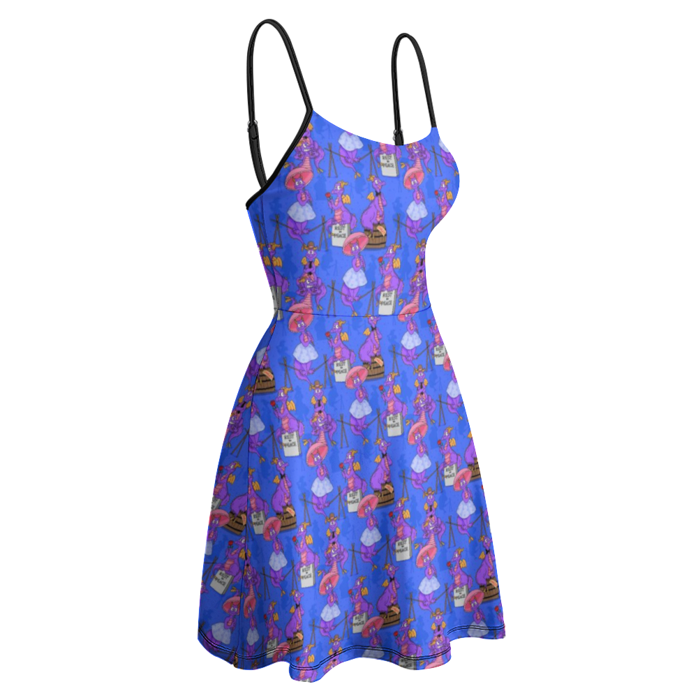 Haunted Mansion Figment Women's Sling Short Dress