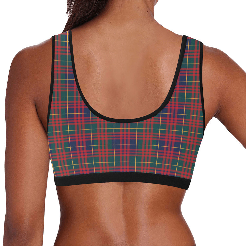 Plaid Women's Bra