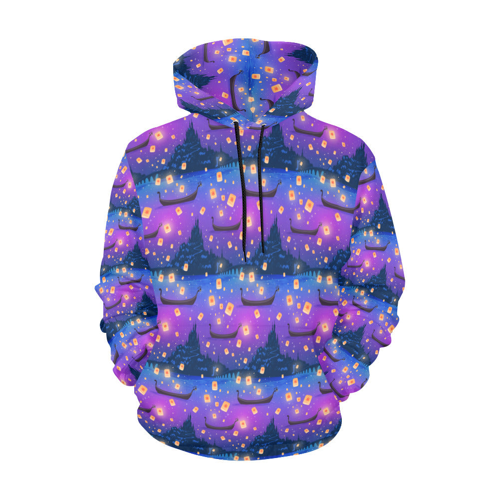 Disney Tangled Rapunzel Floating Lanterns Hoodie for Women