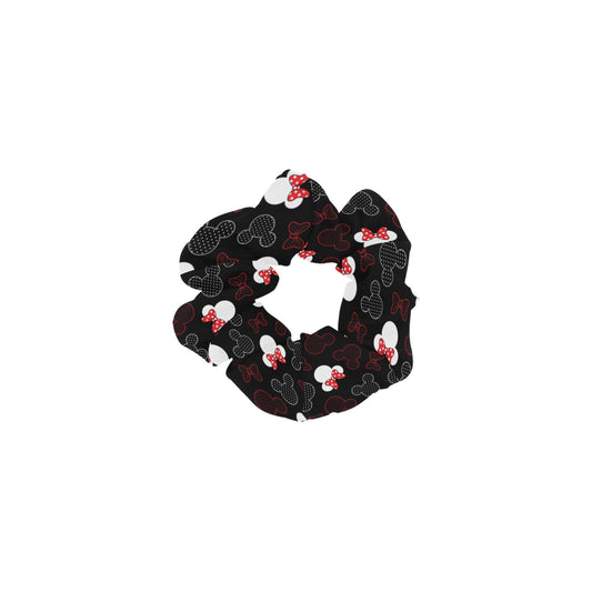 Mickey And Minnie Dots Hair Scrunchie