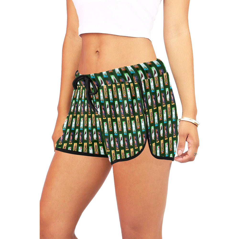 Haunted Paintings Women's Relaxed Shorts