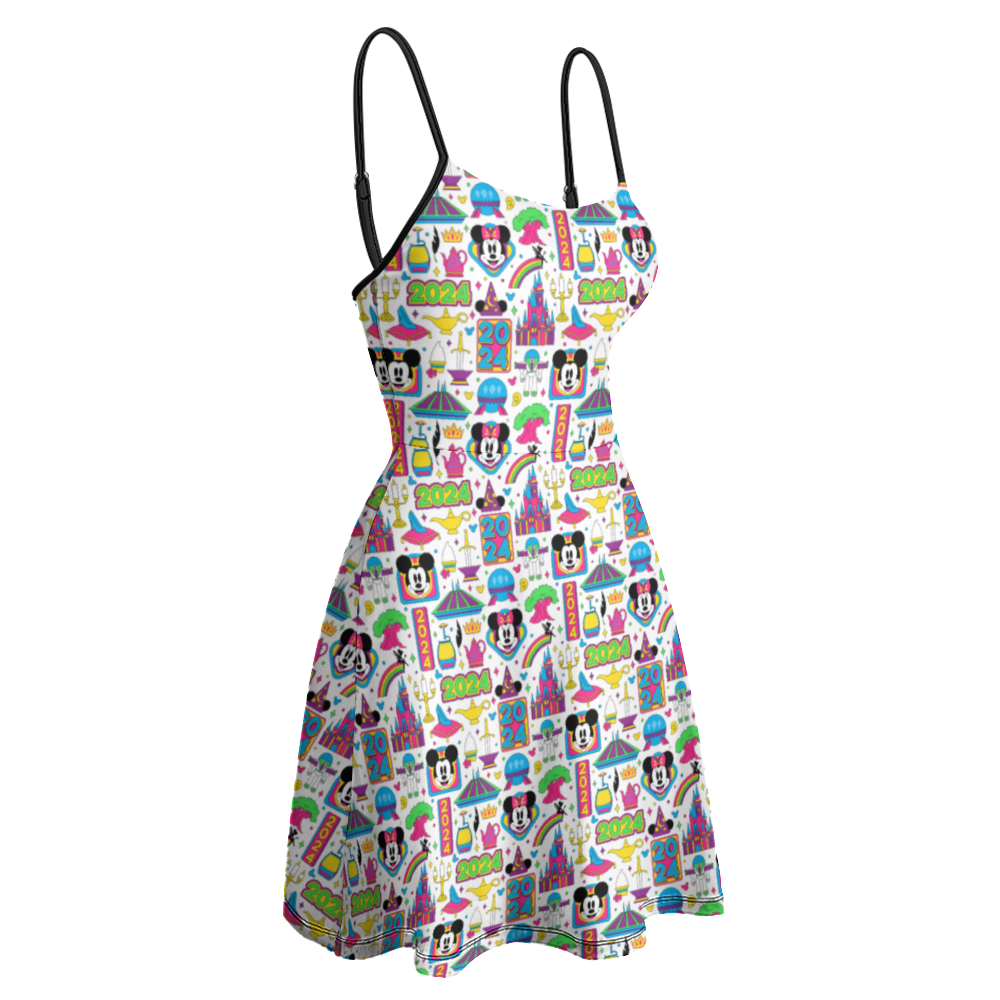 Disney 2024 Women's Sling Short Dress