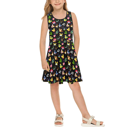 Character Favorites Girls' Sleeveless Sundress