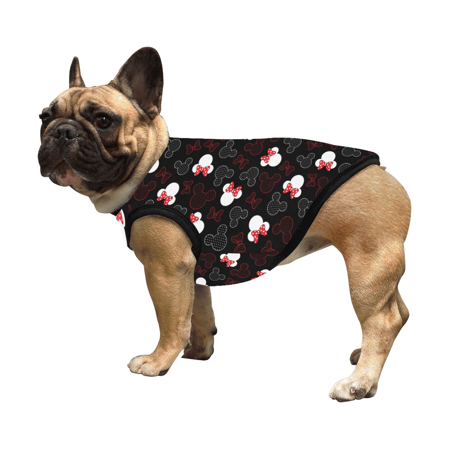 Mickey And Minnie Dots Pet Tank Top