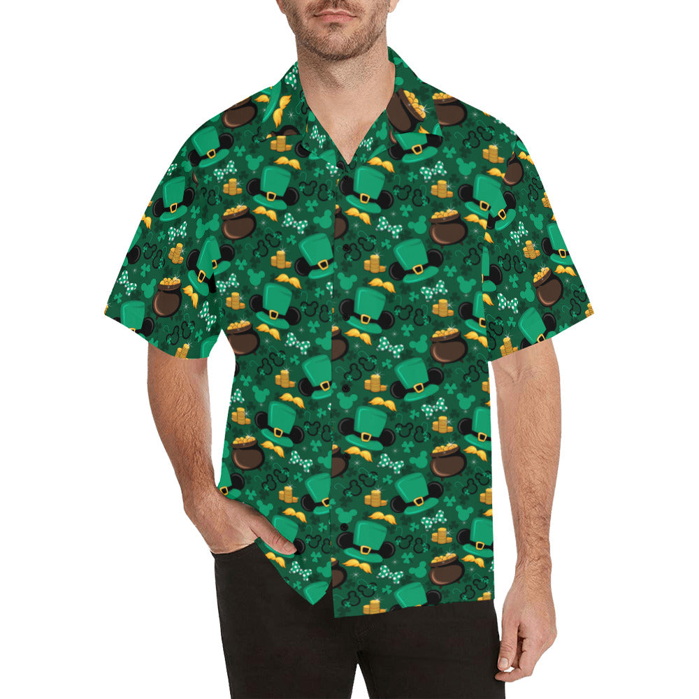 St. Patricks Day Green Hawaiian Shirt