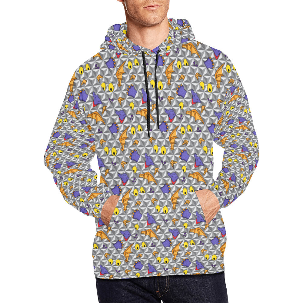 Disney Epcot Figment Dream Come True Hoodie for Men