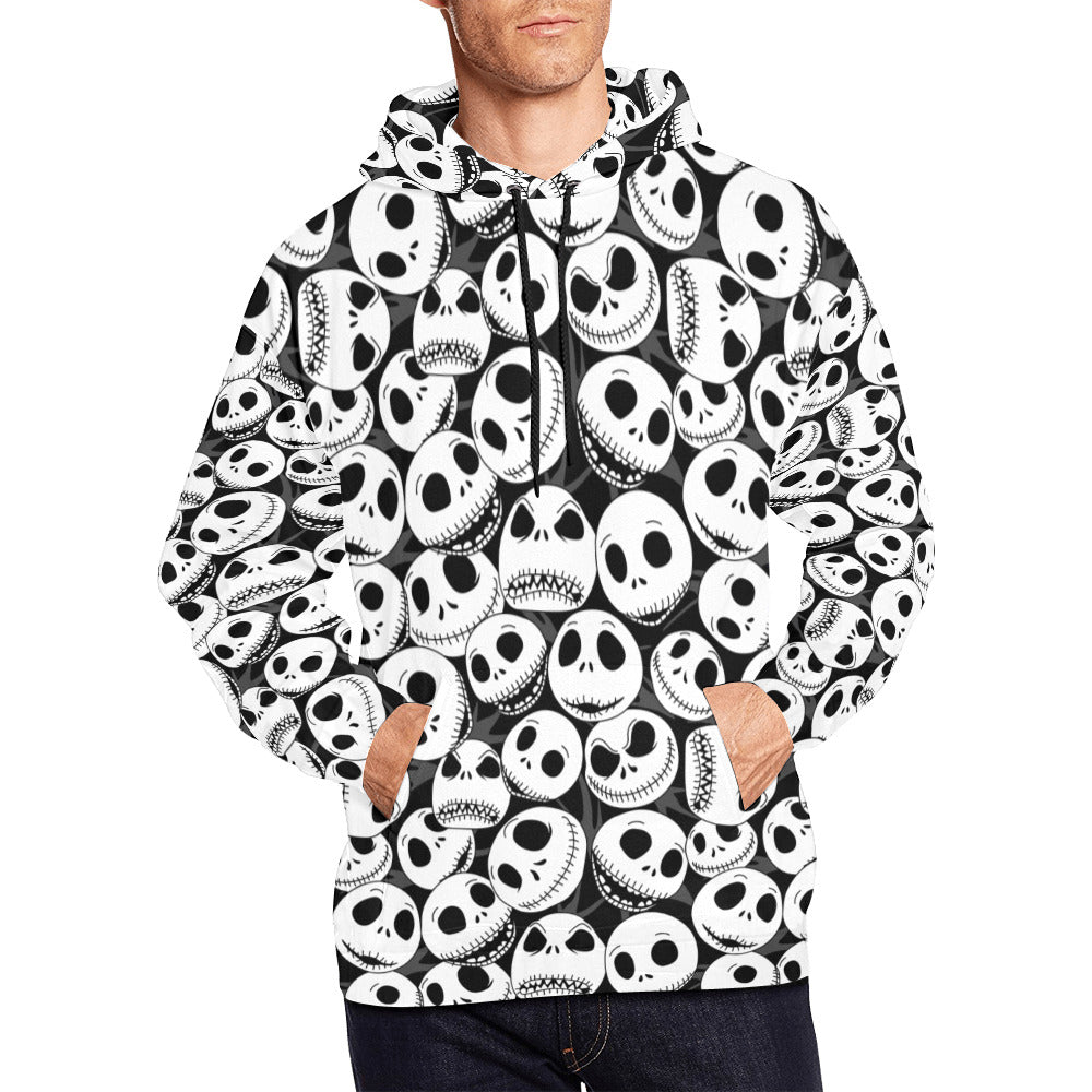 Disney Nightmare Before Christmas Jack's Faces Hoodie for Men