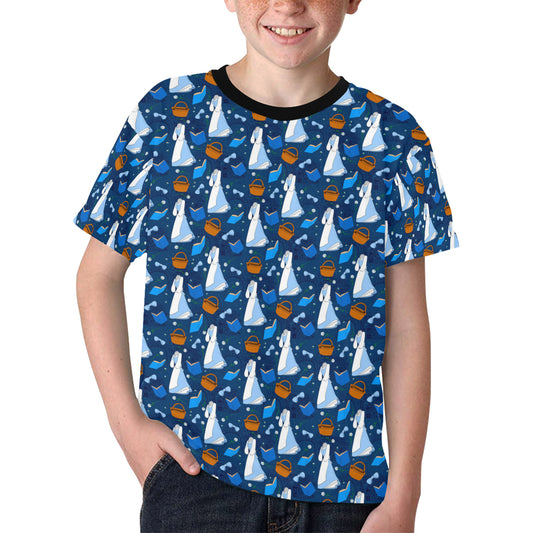 Disney Beauty And The Beast Nose Stuck In A Book Kids' T-shirt