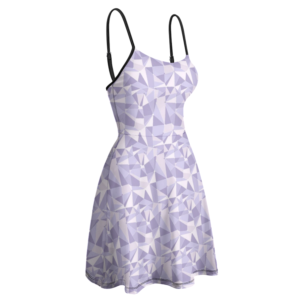 Purple Wall Women's Sling Short Dress