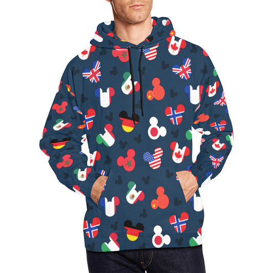 Disney World Epcot Around The World Hoodie for Men