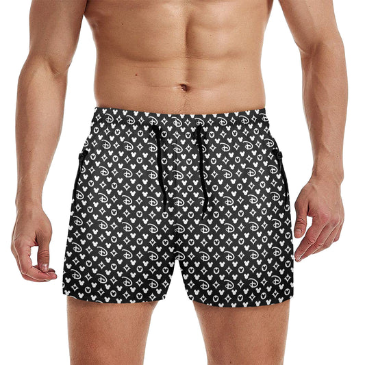Designer Men's Quick Dry Athletic Shorts