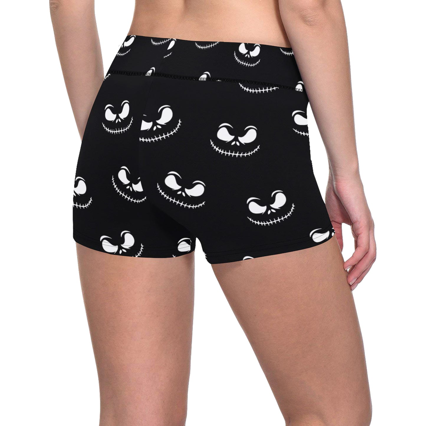 Disney Nightmare Before Christmas Pumpkin King Women's Short Leggings