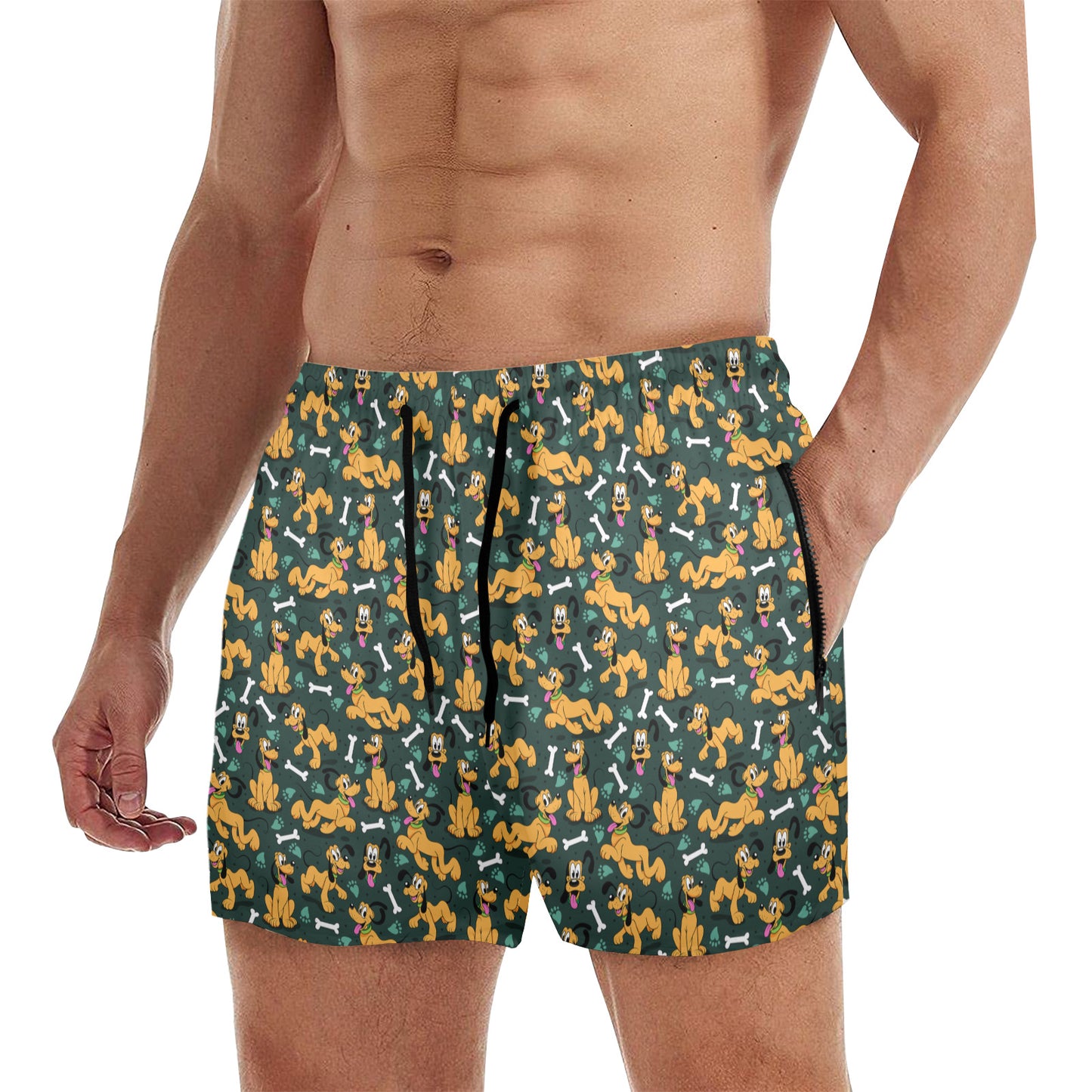 Life Is Better With A Dog Men's Quick Dry Athletic Shorts