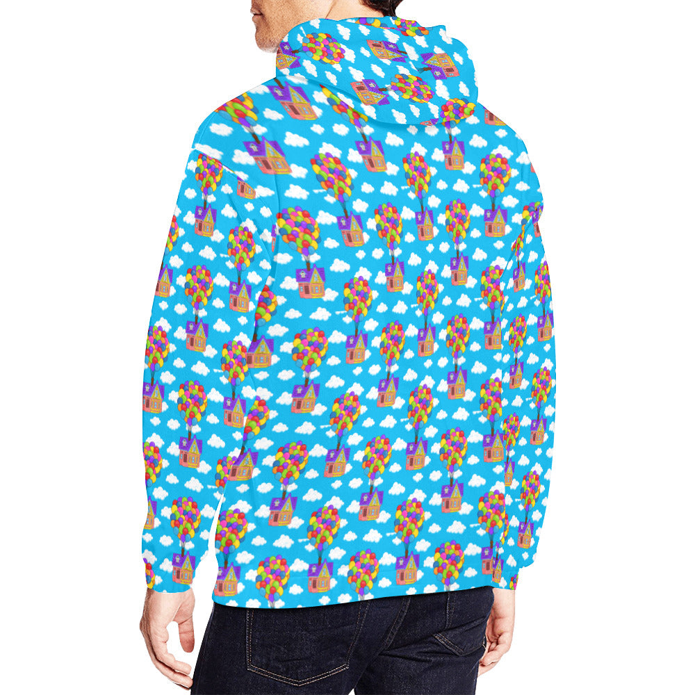 Disney Up Floating House Hoodie for Men