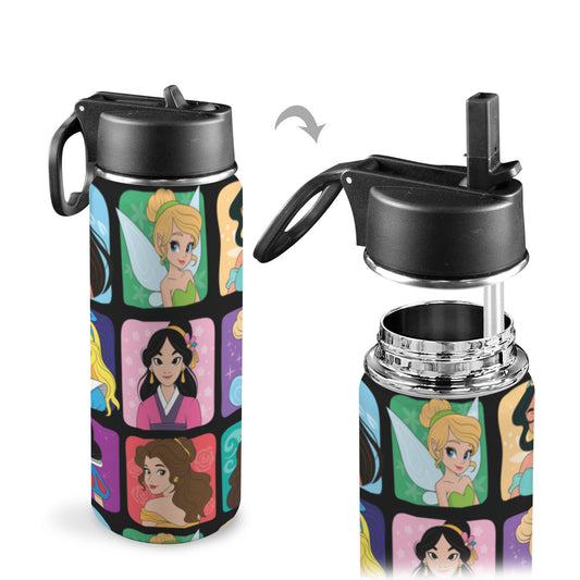 Princess Portraits Insulated Water Bottle