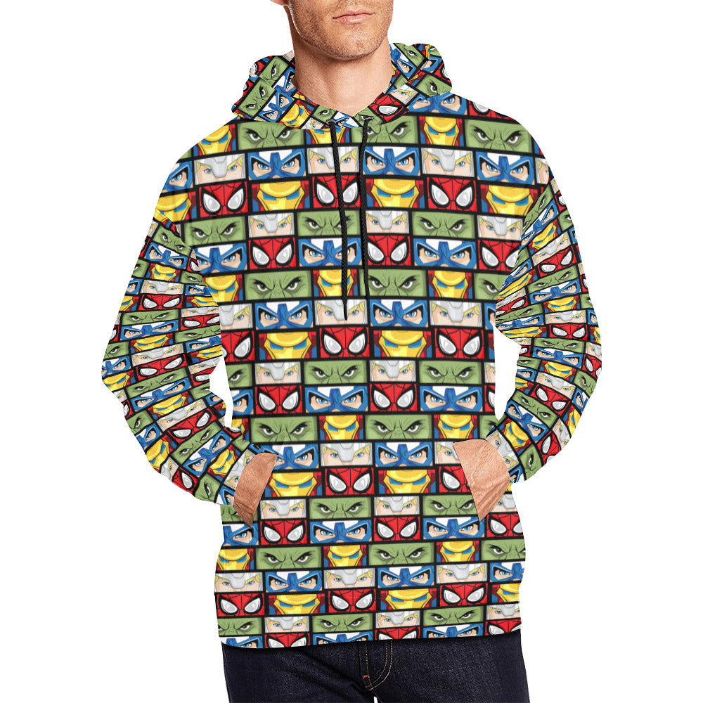 Super Heroes Eyes Hoodie for Men